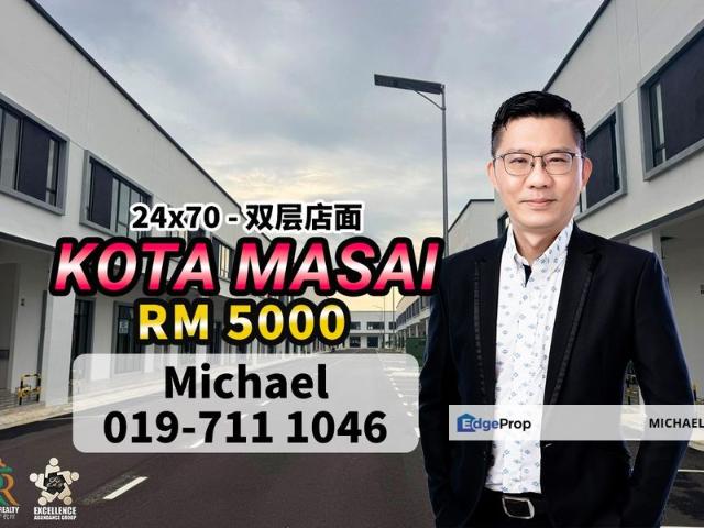 Shop for rent in Pasir Gudang, Johor