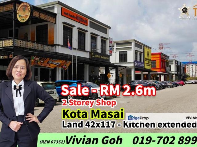 Shop for sale in Pasir Gudang, Johor