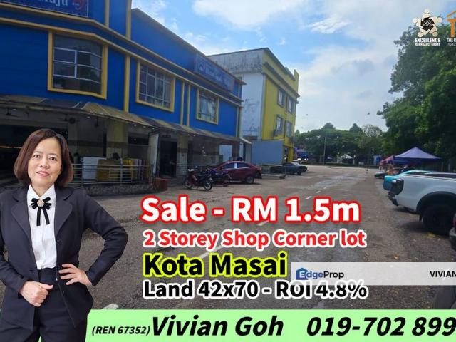 Shop for sale in Pasir Gudang, Johor