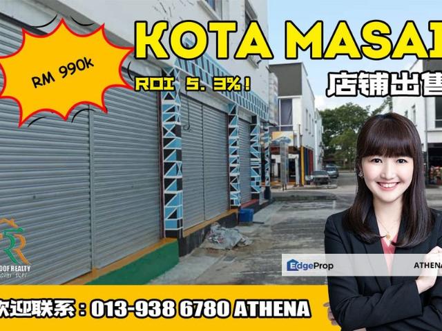 Shop for sale in Pasir Gudang, Johor