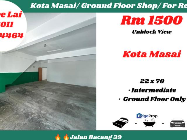 Shop for rent in Pasir Gudang, Johor Bahru