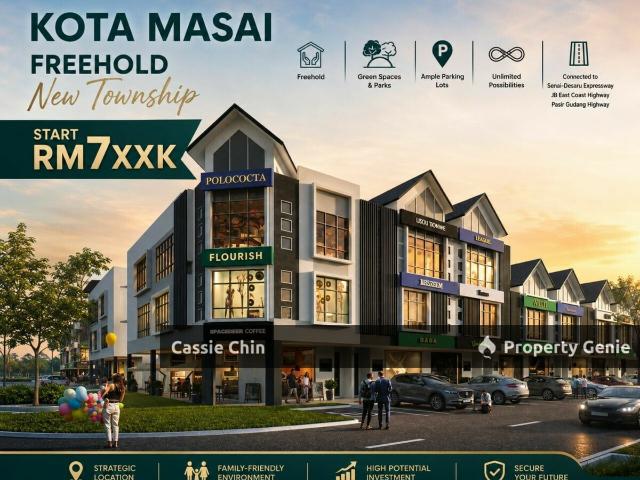 Shop Office for sale in Pasir Gudang, Johor