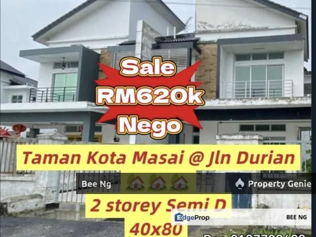 Residential House for sale in Pasir Gudang, Johor