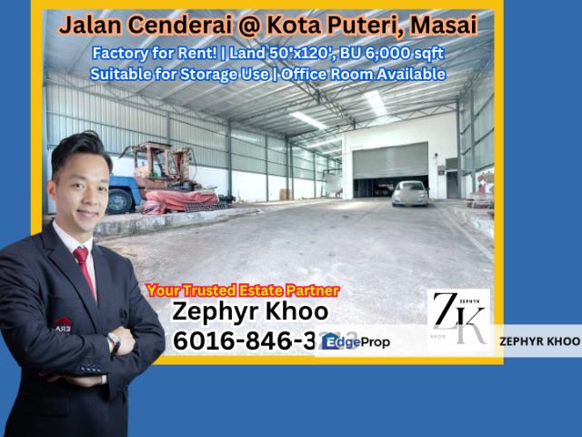 Warehouse for rent in Bukit Ledang, Johor