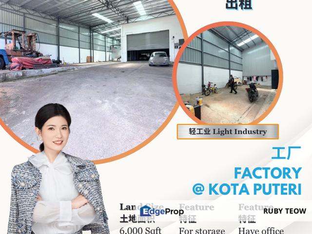 Warehouse for rent in Bukit Ledang, Johor