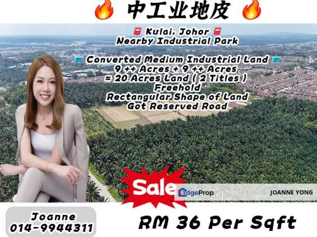 Warehouse for sale in Kulai, Johor