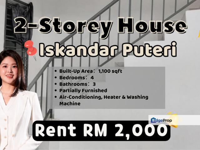House for rent in Pulai, Bukit Ledang