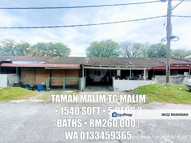 House for sale in Perak, Tanjong Malim