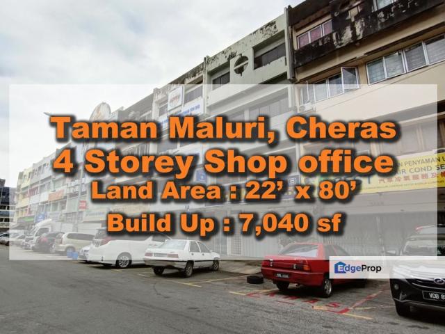 Shop for sale in Maluri, Kuala Lumpur