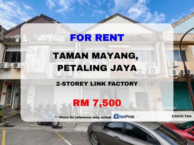 Warehouse for rent in Petaling, Damansara Damai