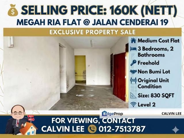 Flat for sale in Pasir Gudang, Johor