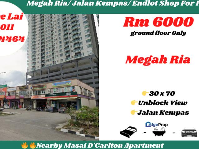 Shop for rent in Pasir Gudang, Johor