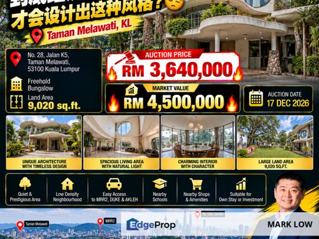 House for sale in Taman Melawati, Majlis Perbandaran Ampang Jaya