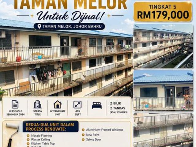Flat for sale in Johore Bahru, Johor