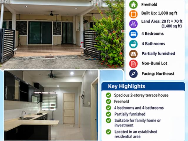 House for sale in Teluk Intan, Hilir Perak
