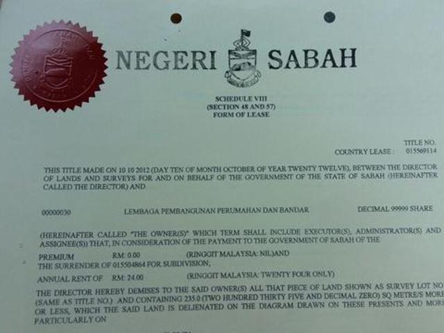 Terraced House for sale in Kinabalu, Sabah