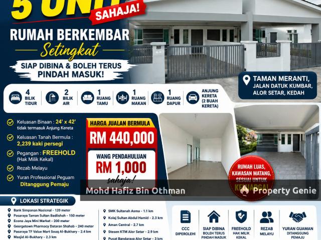Residential House for sale in Kedah