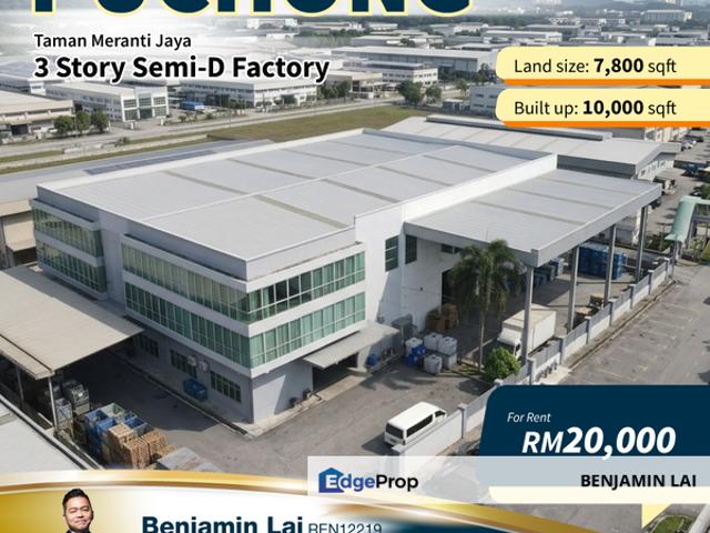 Warehouse for rent in Tanjong Sepat, Selangor