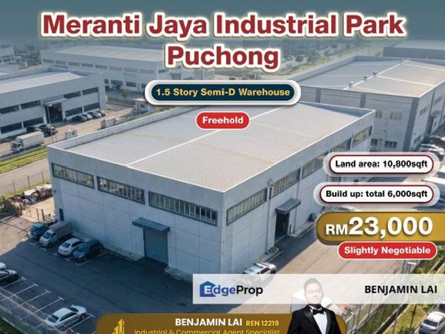 Warehouse for rent in Tanjong Sepat, Selangor