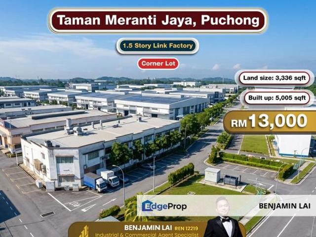 Warehouse for rent in Tanjong Sepat, Selangor