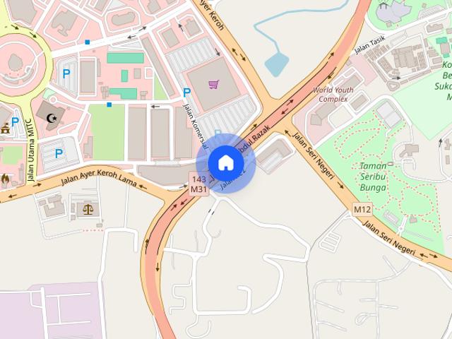 Apartment for rent in Ayer Keroh, Melaka Tengah