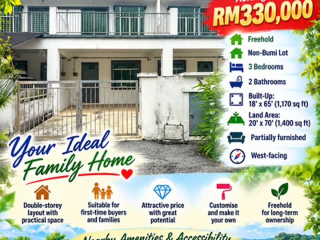 House for sale in Scientex Meru, Majlis Bandaraya Ipoh
