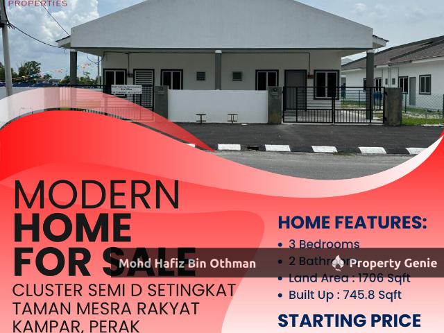 House for sale in Perak, Kampar
