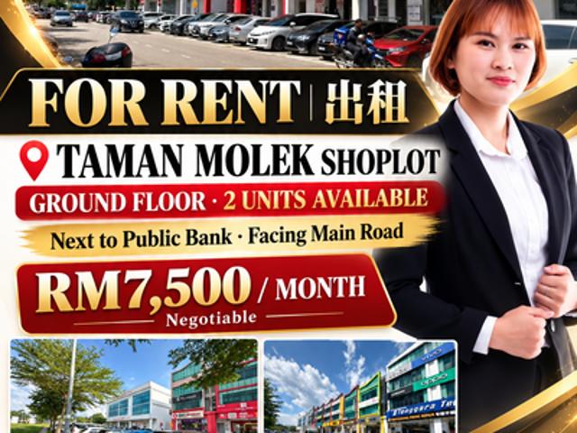 Shop for rent in Jementah, Johor
