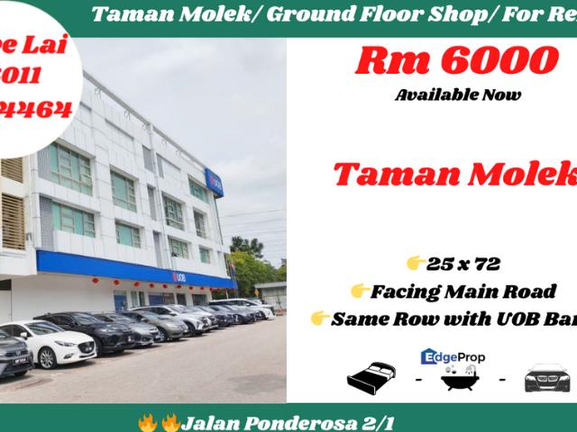 Shop for rent in Johore Bahru, Johor