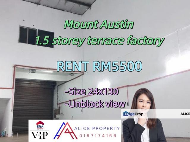 Warehouse for rent in Tebrau, Johor