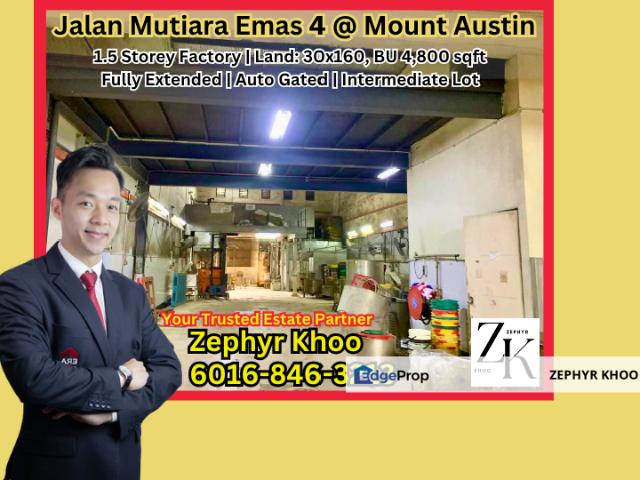 Warehouse for rent in Tebrau, Johor