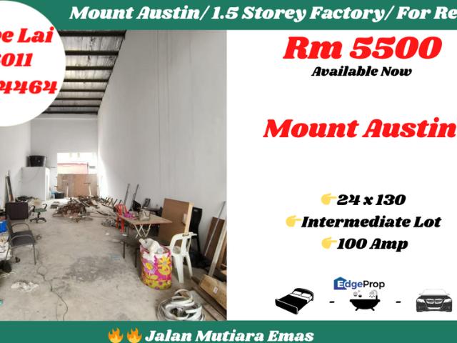 Warehouse for rent in Tebrau, Johor