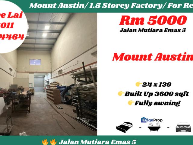Warehouse for rent in Tebrau, Johor