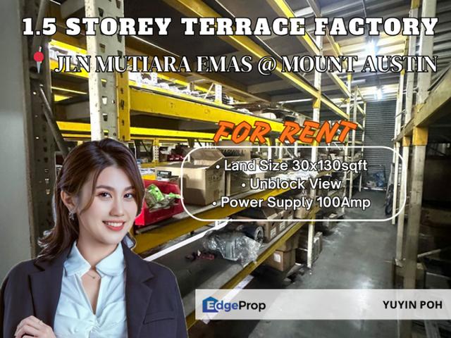 Warehouse for rent in Tebrau, Johor