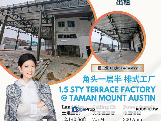 Warehouse for rent in Tebrau, Johor