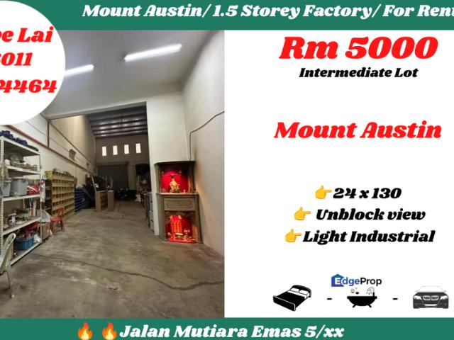 Warehouse for rent in Tebrau, Johor