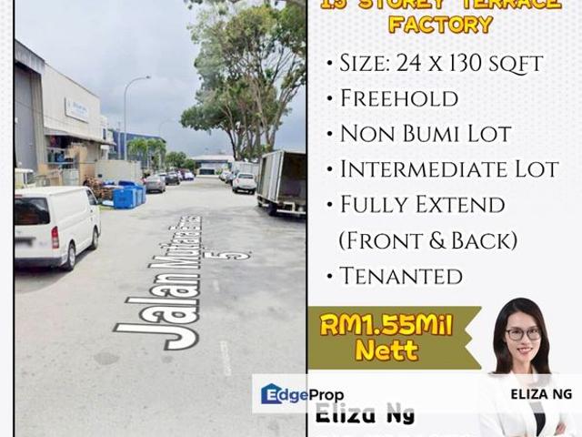 Warehouse for sale in Tebrau, Johor