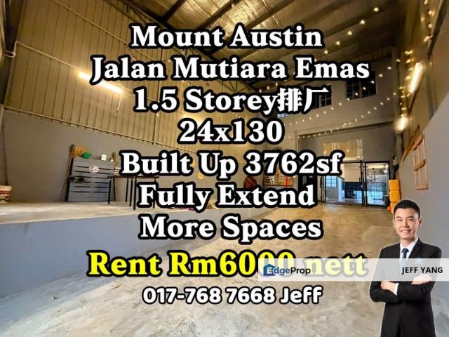 Warehouse for rent in Adda Heights, Tebrau