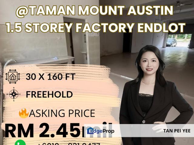 Warehouse for sale in Tebrau, Johor