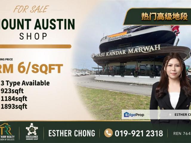 Shop for sale in Tebrau, Johor