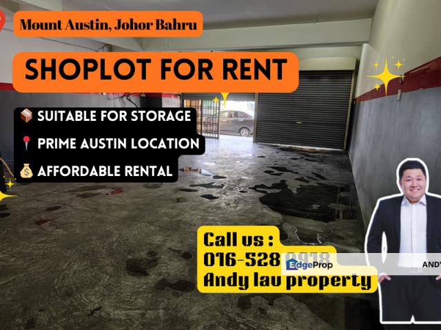 Shop for rent in Tebrau, Johor