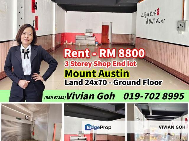 Shop for rent in Tebrau, Johor