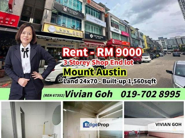 Shop for rent in Tebrau, Johor