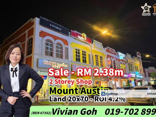 Shop for sale in Tebrau, Johor