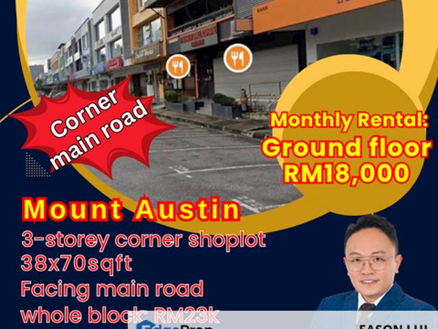 Shop for rent in Tebrau, Johor
