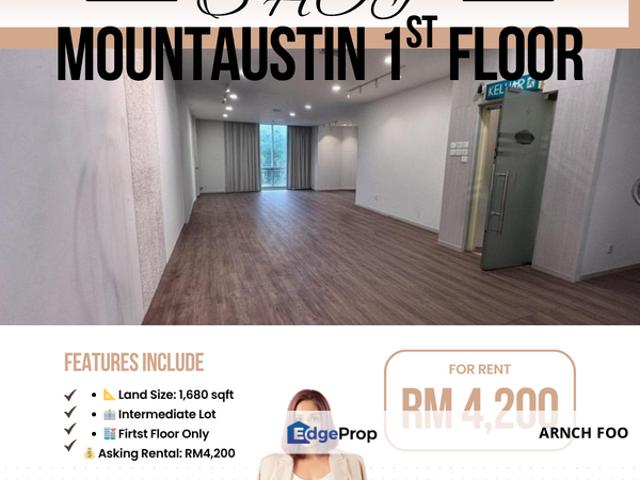 Shop for rent in Tebrau, Johor