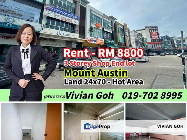 Shop for rent in Adda Heights, Tebrau