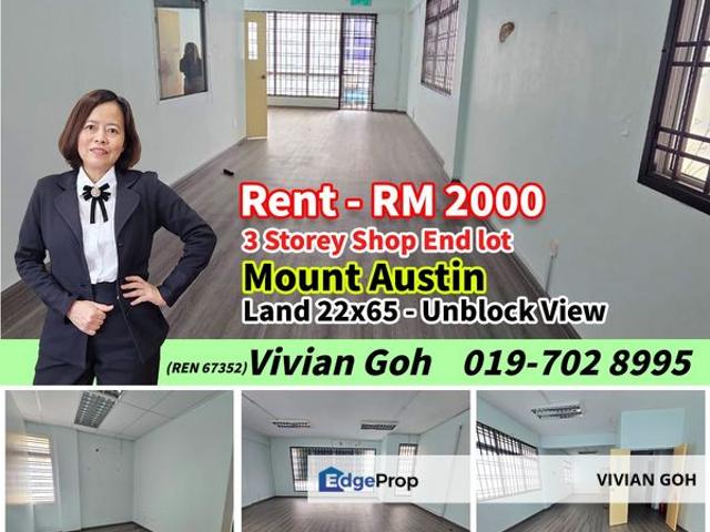 Shop for rent in Tebrau, Johor