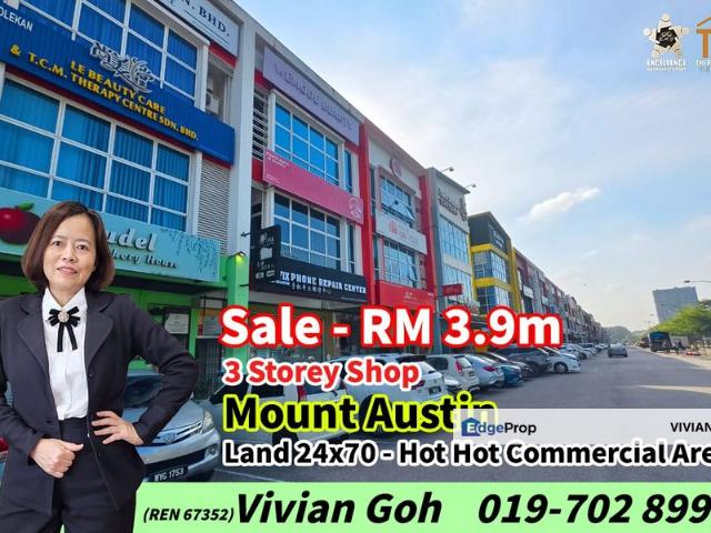Shop for sale in Adda Heights, Tebrau