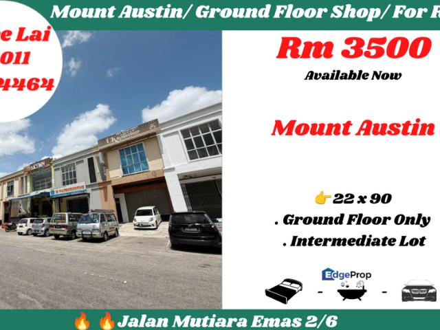 Shop for rent in Tebrau, Johor